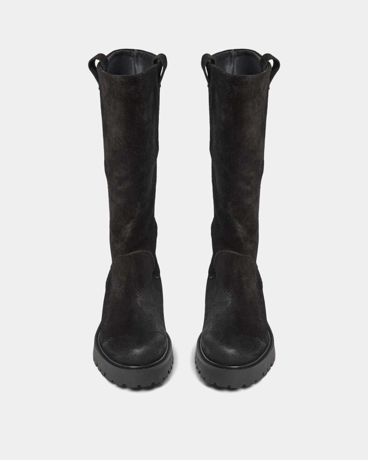 Sofie Schnoor WOMEN DITTESW LANG RUSKINDSSTØVLE Støvle 1000 Black