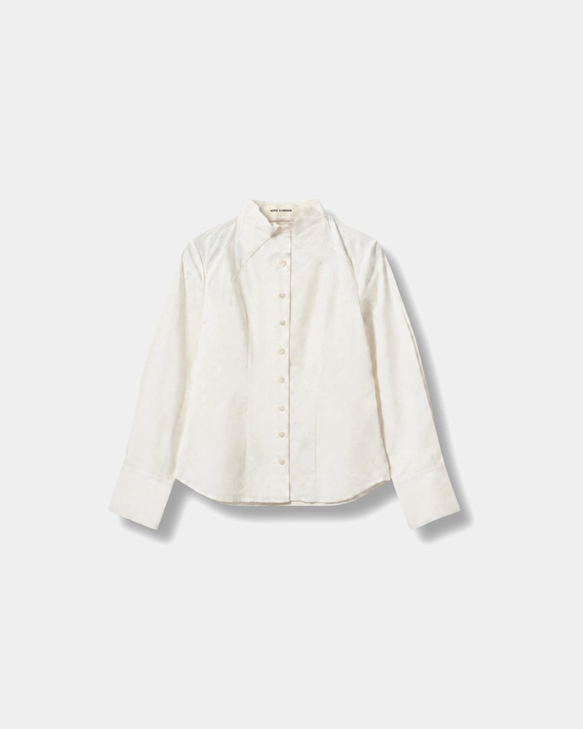 Sofie Schnoor WOMEN EDENSW SKJORTE M. PLISSERET KRAVE Skjorte 0101 Off white