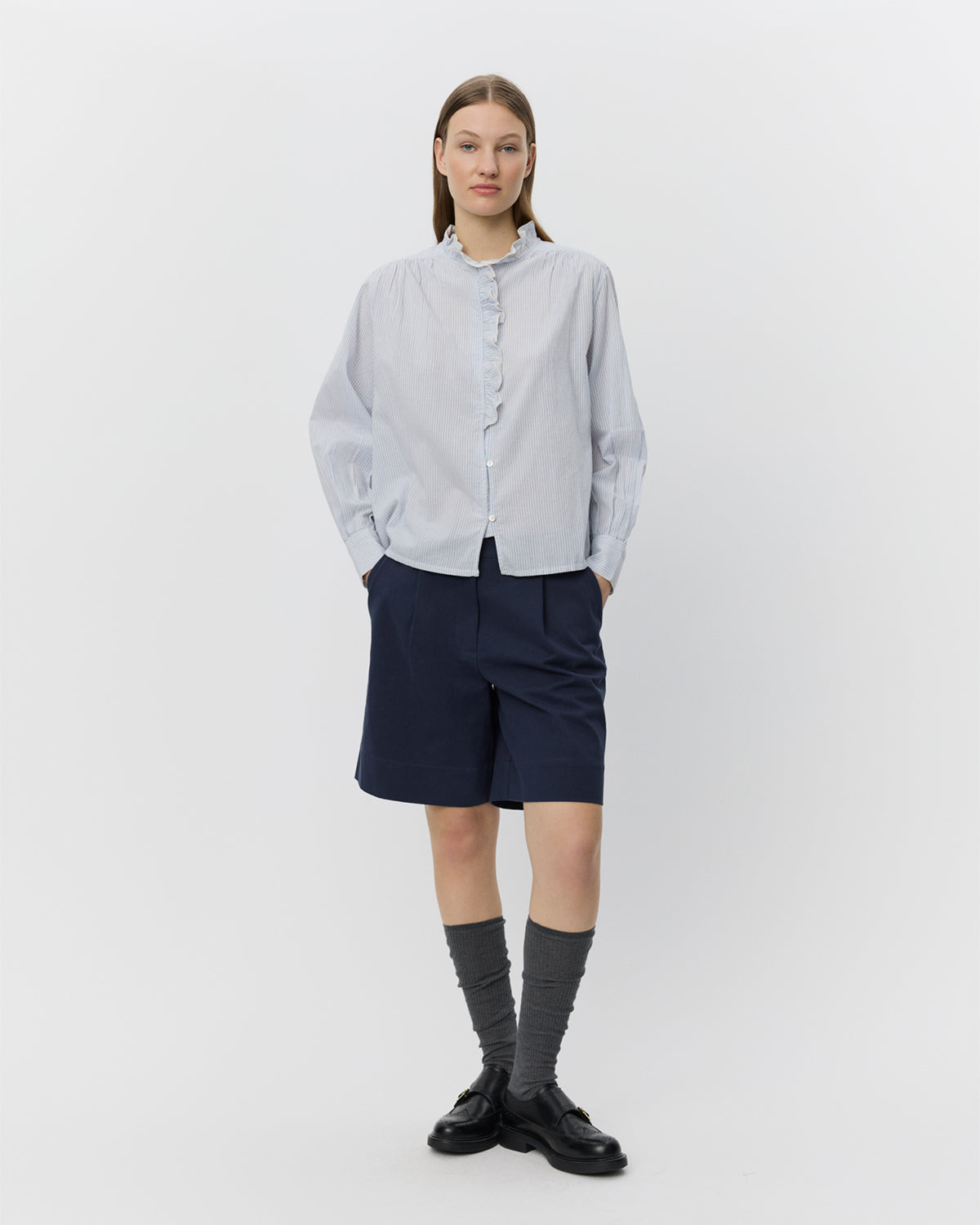 Sofie Schnoor WOMEN EDNASW SHIRT Shirt 5094 Light Blue striped
