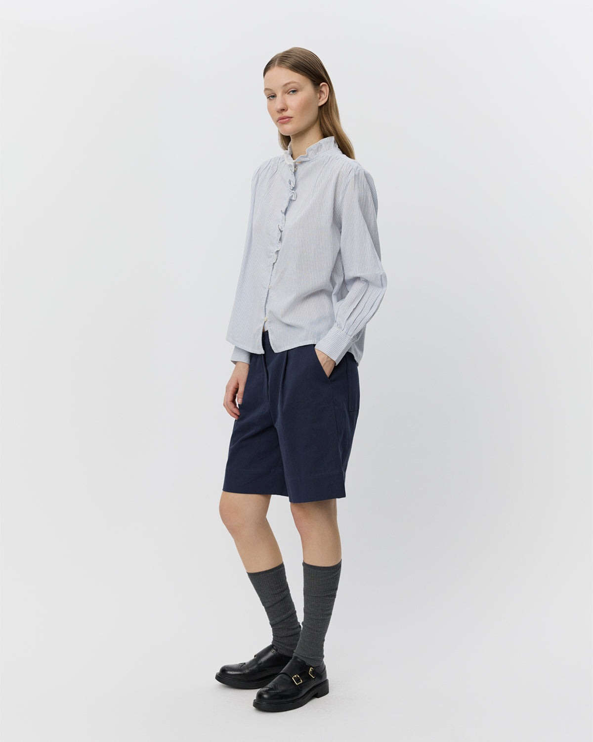 Sofie Schnoor WOMEN EDNASW SHIRT Shirt 5094 Light Blue striped