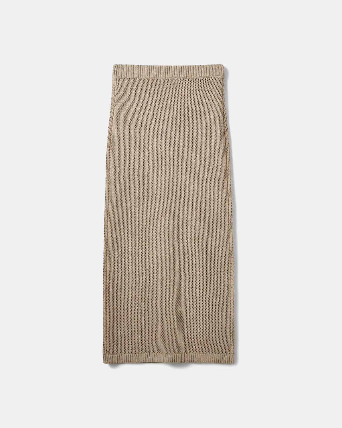 Sofie Schnoor WOMEN ELADASW STRIK MAXI NEDERDEL Nederdel 8058 Feather Gray