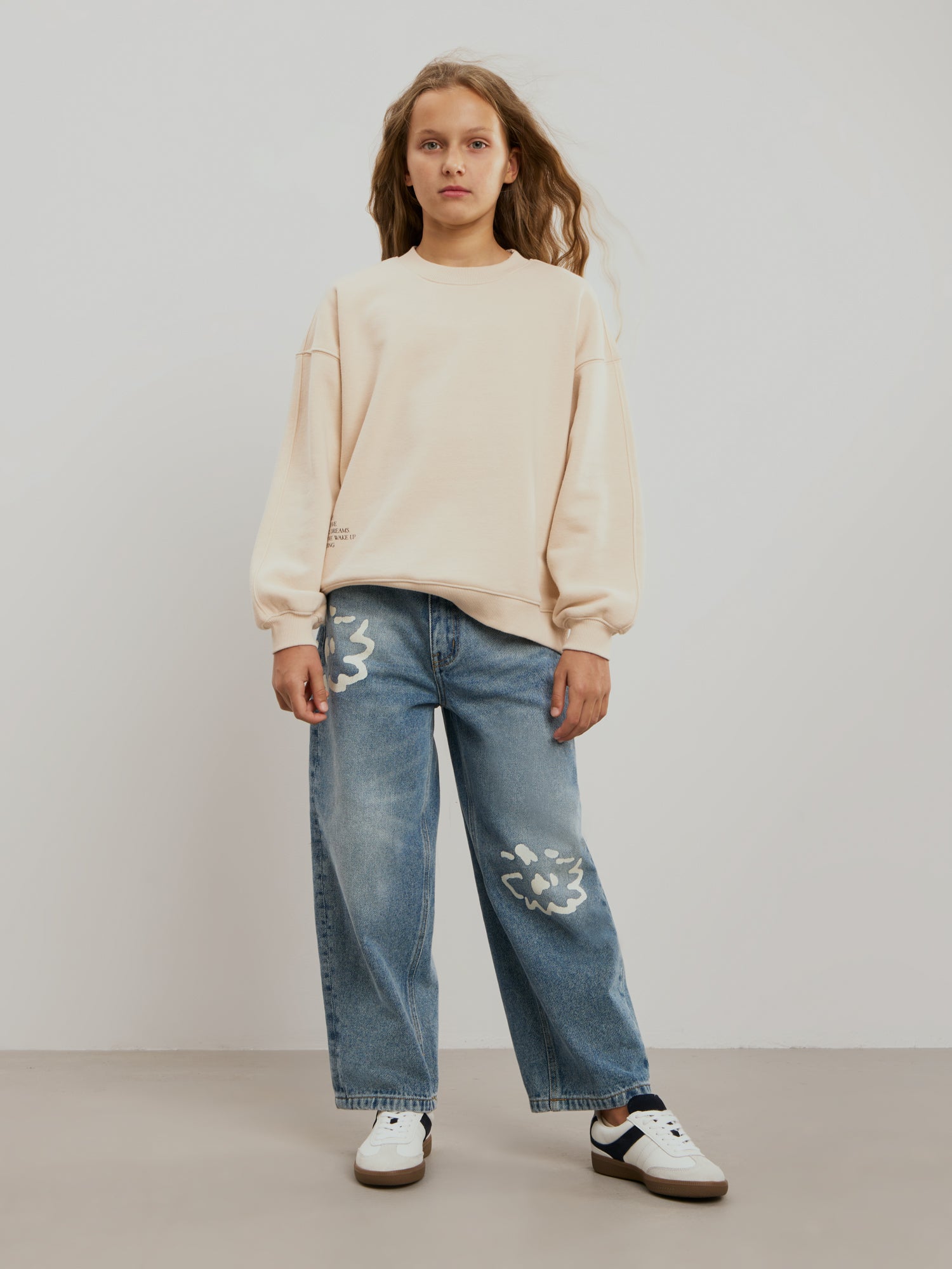 Sofie Schnoor YOUNG ELINSY SWEATSHIRT Sweatshirt 7146 Fog