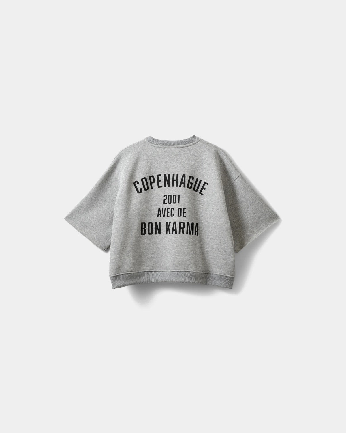 Sofie Schnoor WOMEN ELOISESW KORTÆRMET SWEATSHIRT Sweatshirt 8000 Grey Melange