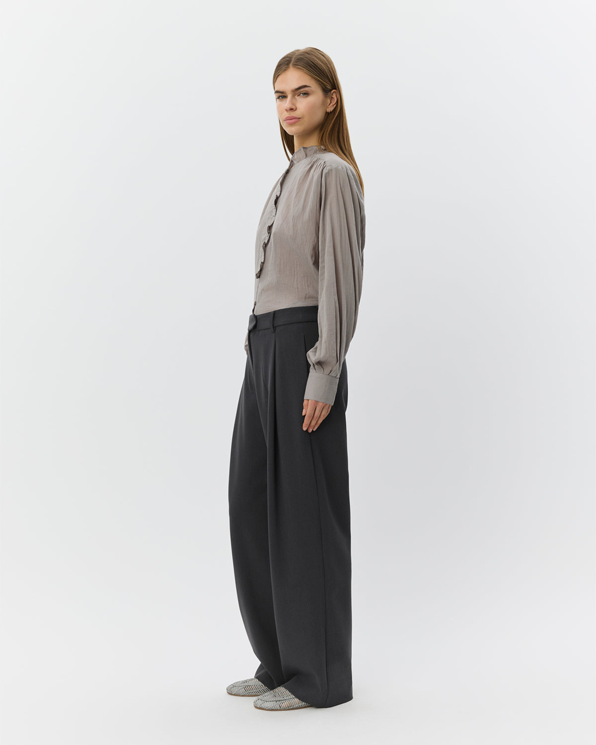 Sofie Schnoor WOMEN ELSABETHSW VIDE BEN SUITING BUKS Buks 8008 Dark grey