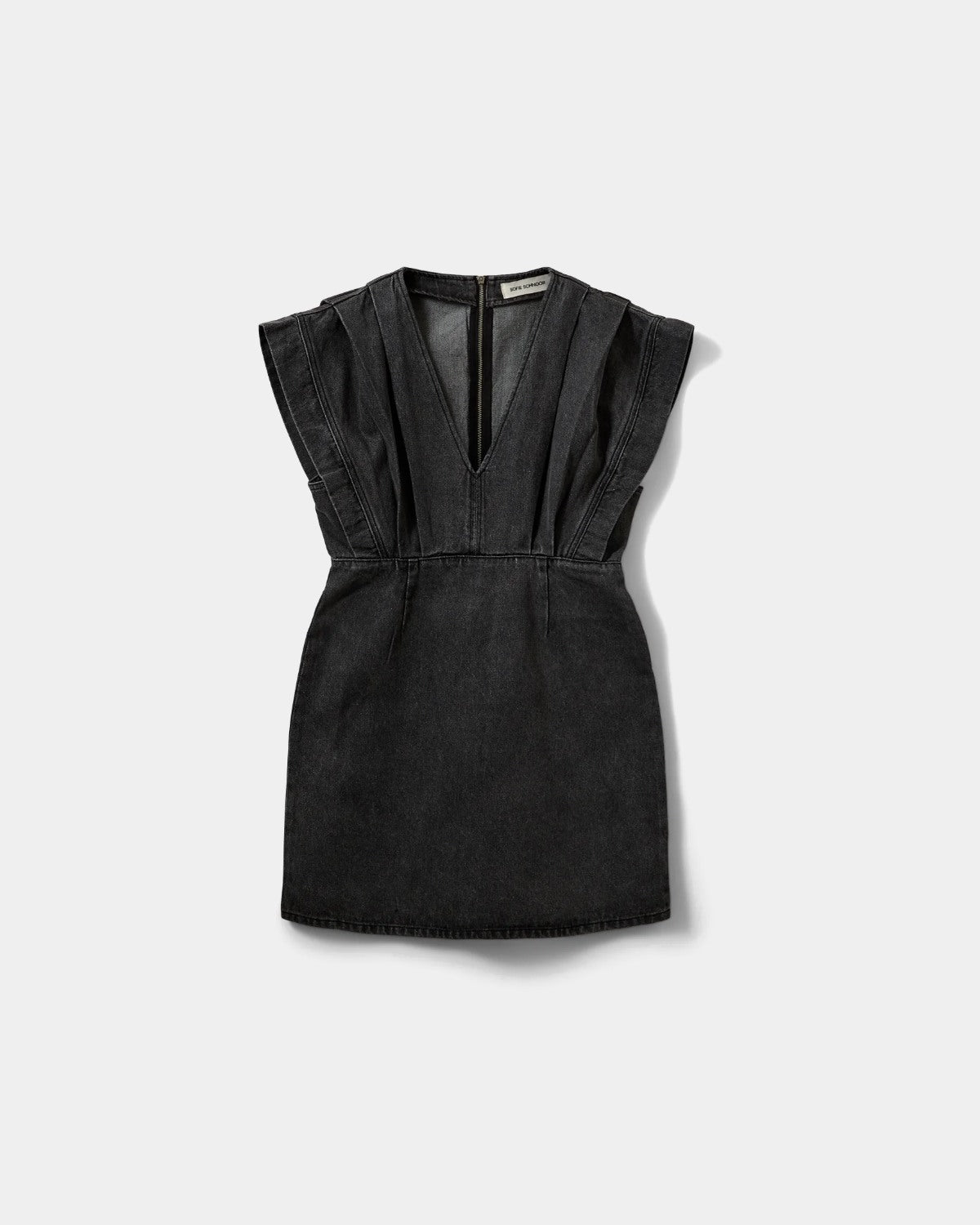 Sofie Schnoor WOMEN ENYASW MIDI DENIM KJOLE Kjole 1024 Black washed Denim