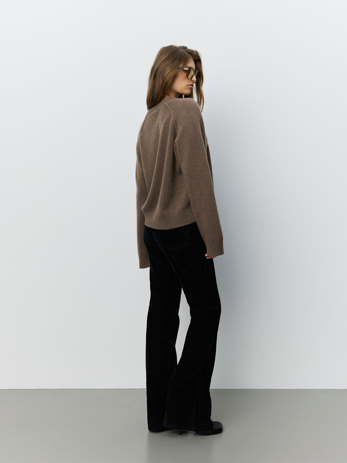 Sofie Schnoor WOMEN FLORESSW KNIT SWEATER Sweater 7071 Brown melange