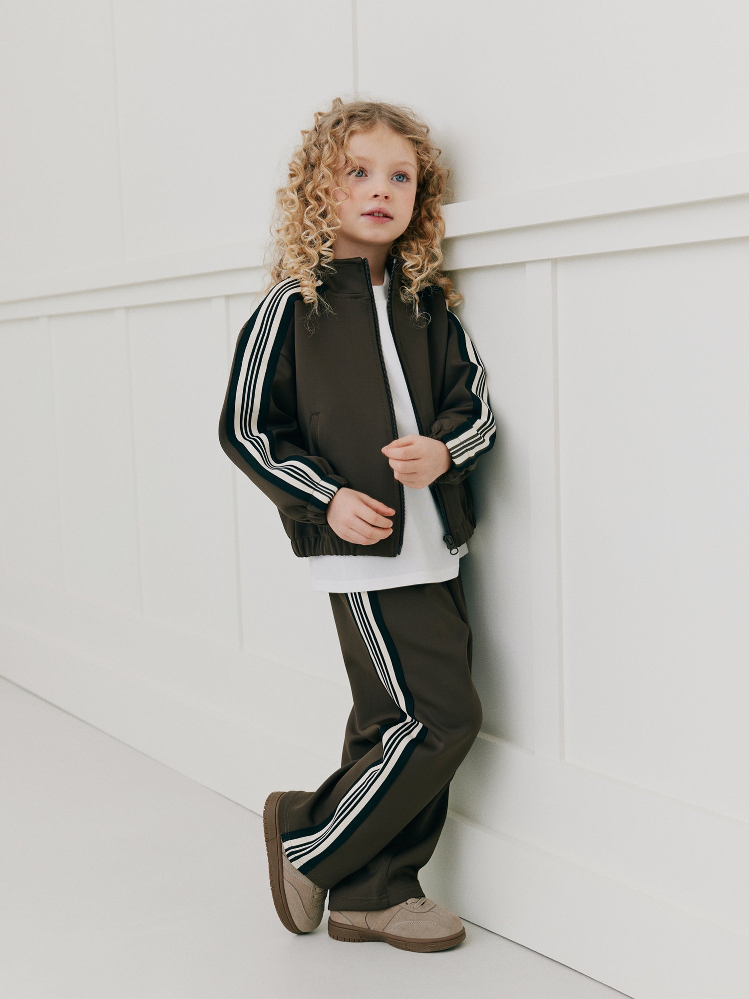 Sofie Schnoor KIDS GABBIKB BUKSER Sweatpants 7014 Brown