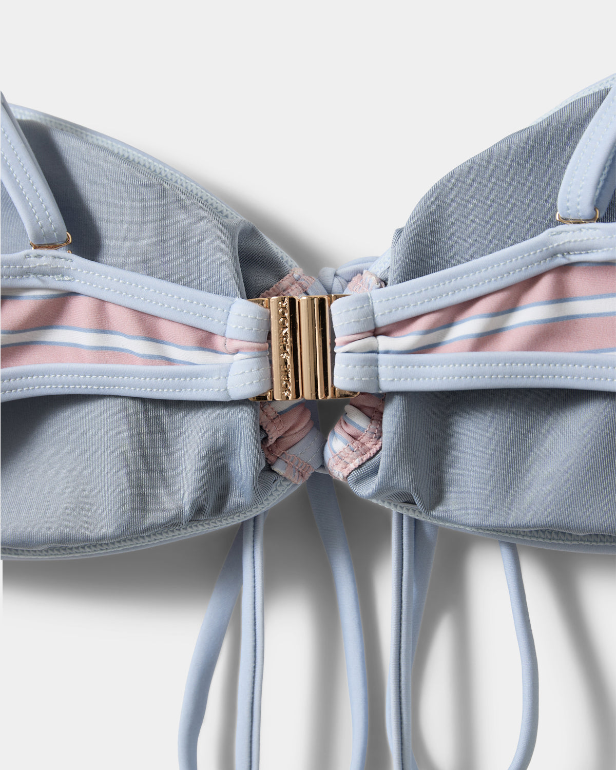 Sofie Schnoor WOMEN GABBYSW ÅBEN BANDEAU BIKINI Bikini 4104 Rose striped