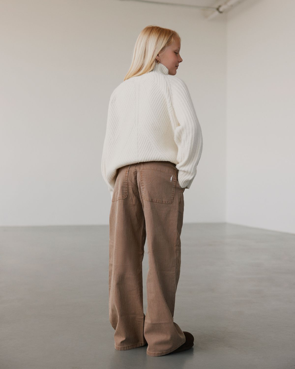 Sofie Schnoor YOUNG GITTESY TROUSERS Trousers 9132 Brown thin stripe