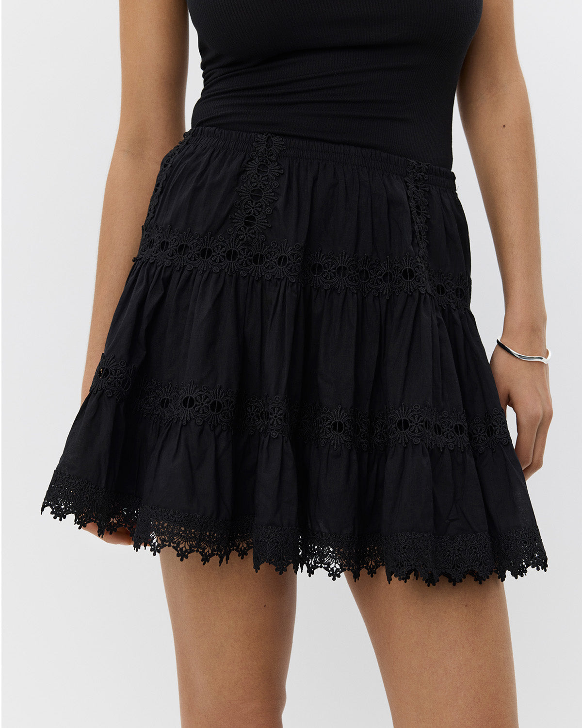 Sofie Schnoor WOMEN HARRIETSW SKIRT Skirt 1000 Black