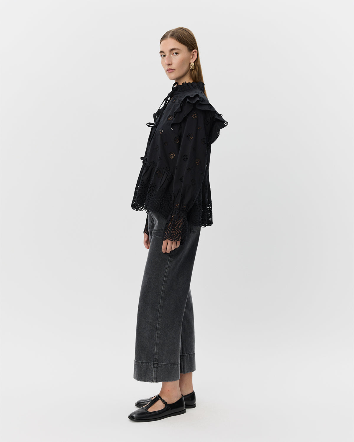 Sofie Schnoor WOMEN HAZELLESW BLOUSE Blouse 1000 Black