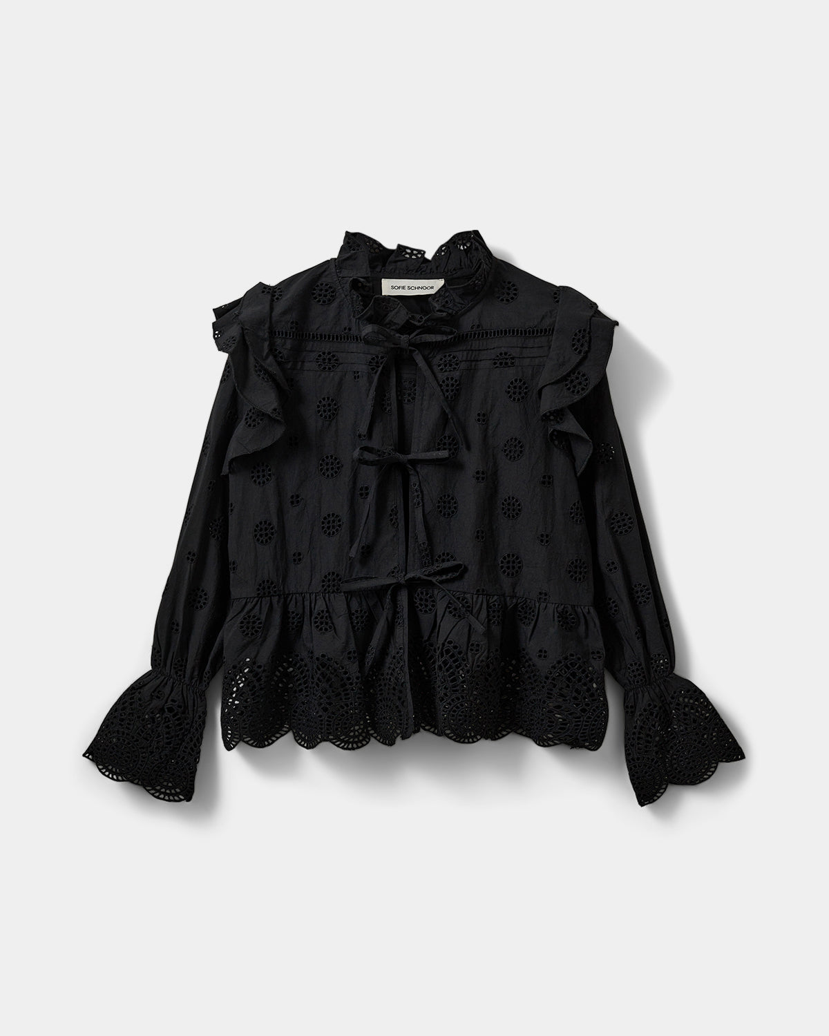 Sofie Schnoor WOMEN HAZELLESW BLUSE Bluse 1000 Black