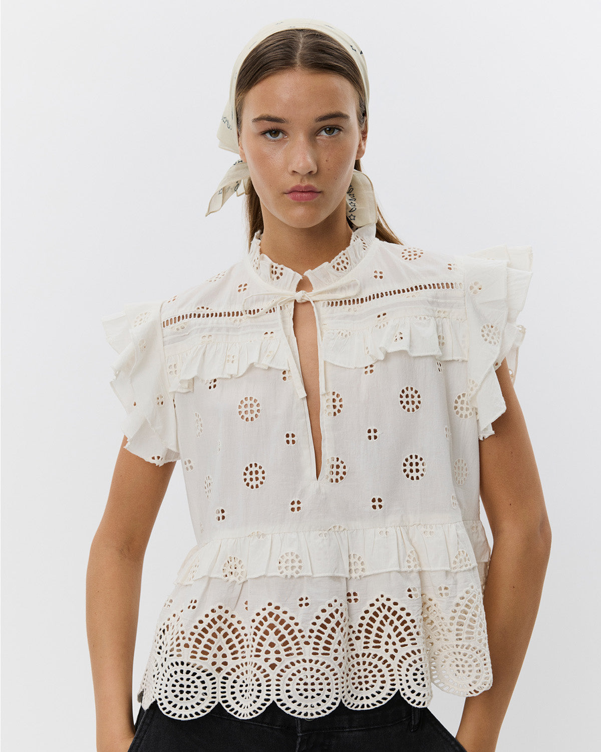 Sofie Schnoor WOMEN HAZELSW TOP Top 0101 Off white