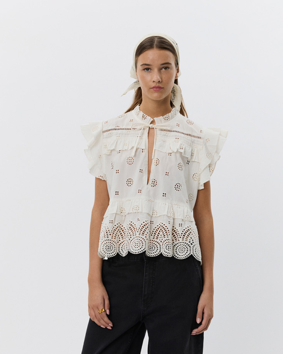 Sofie Schnoor WOMEN HAZELSW TOP Top 0101 Off white