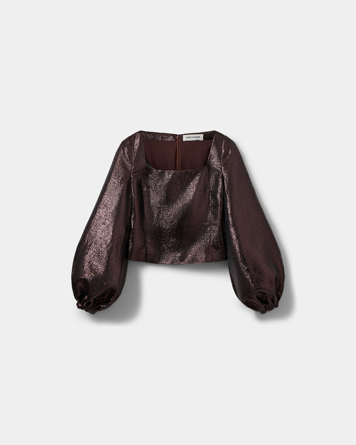 Sofie Schnoor WOMEN HOKIESW JACQUARD BLUSE Bluse 7168 Dark Plum