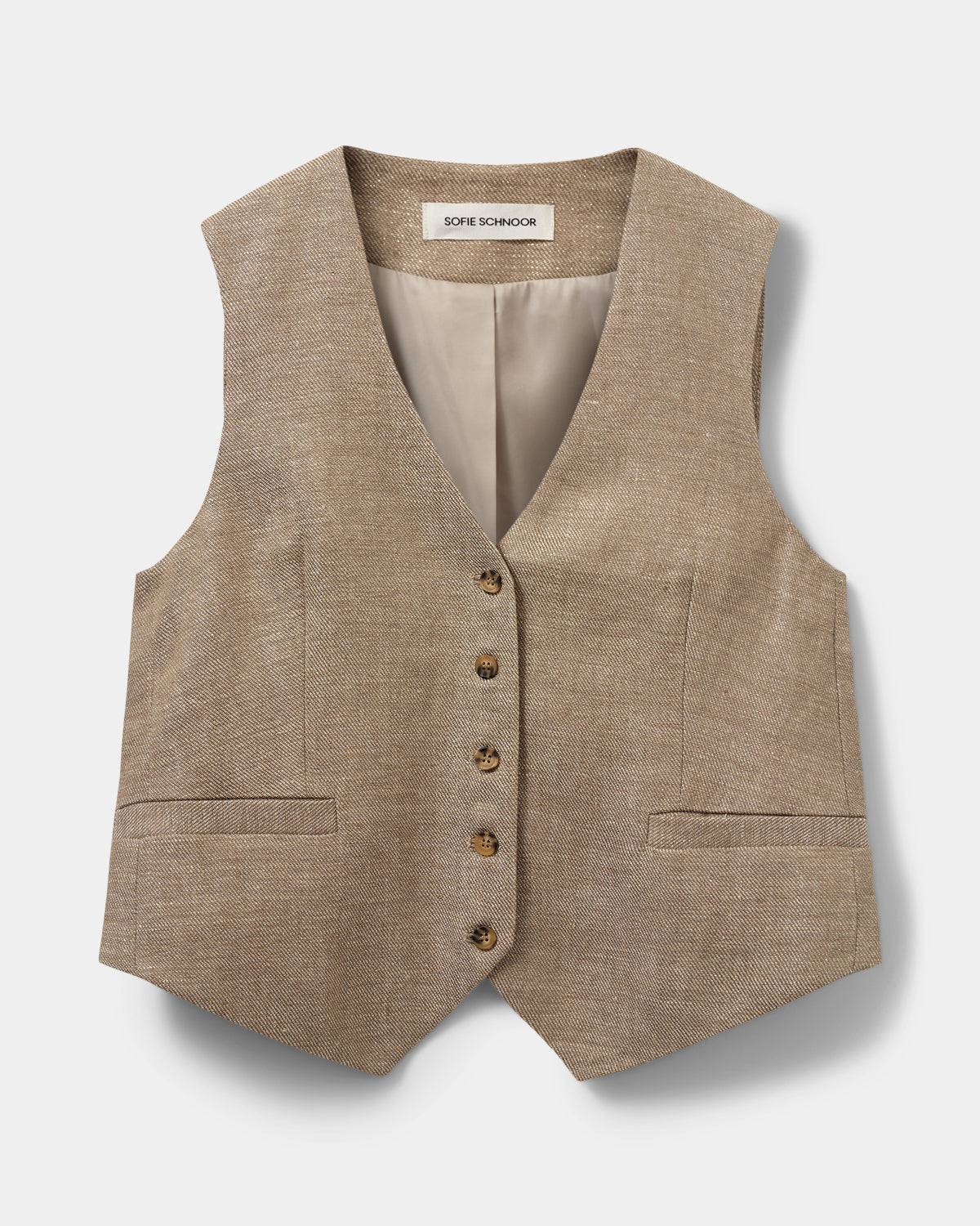 Sofie Schnoor WOMEN IDASW VEST Vest 7055 Light brown