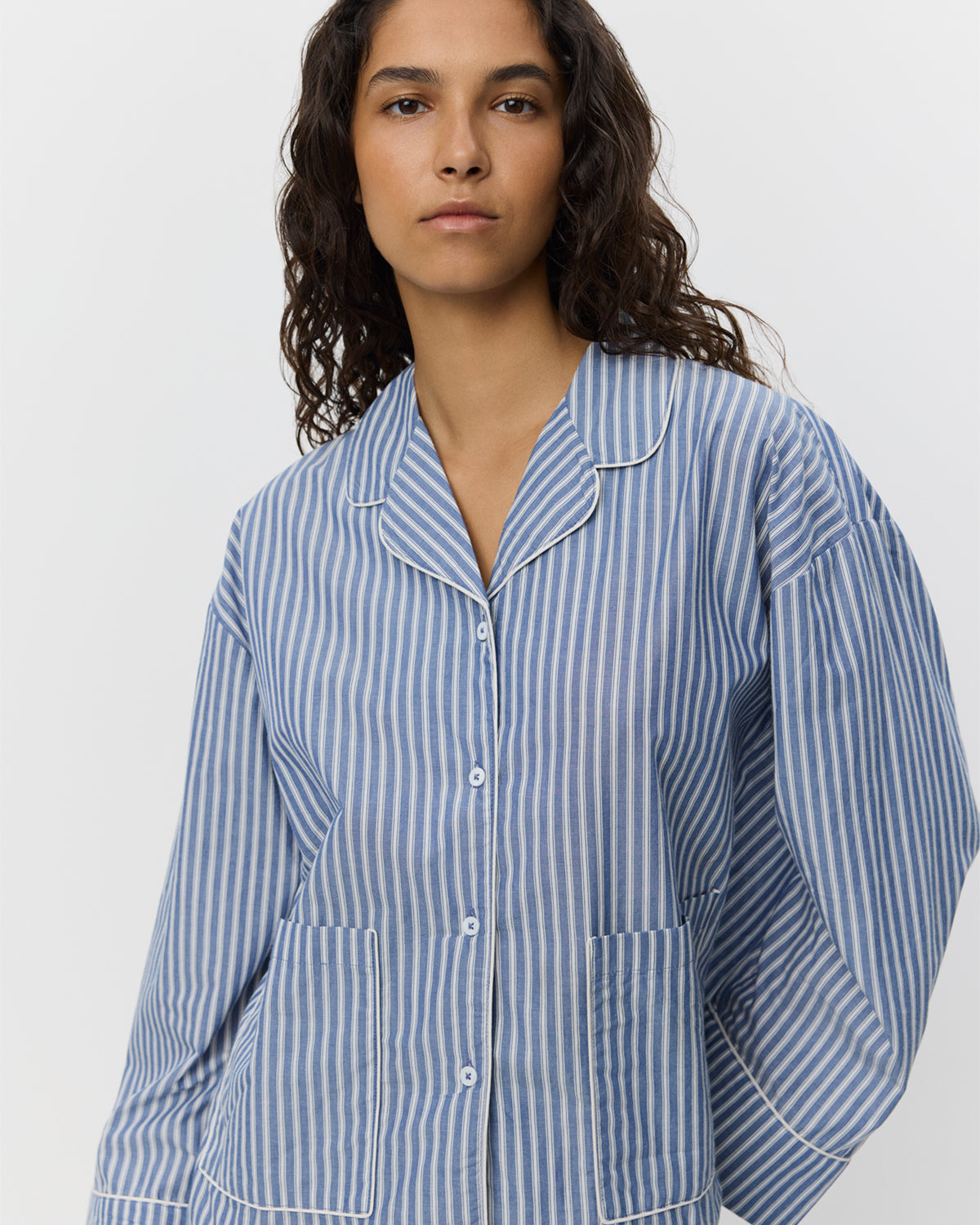 Sofie Schnoor WOMEN IMANASW SHIRT Shirt 5092 Blue striped