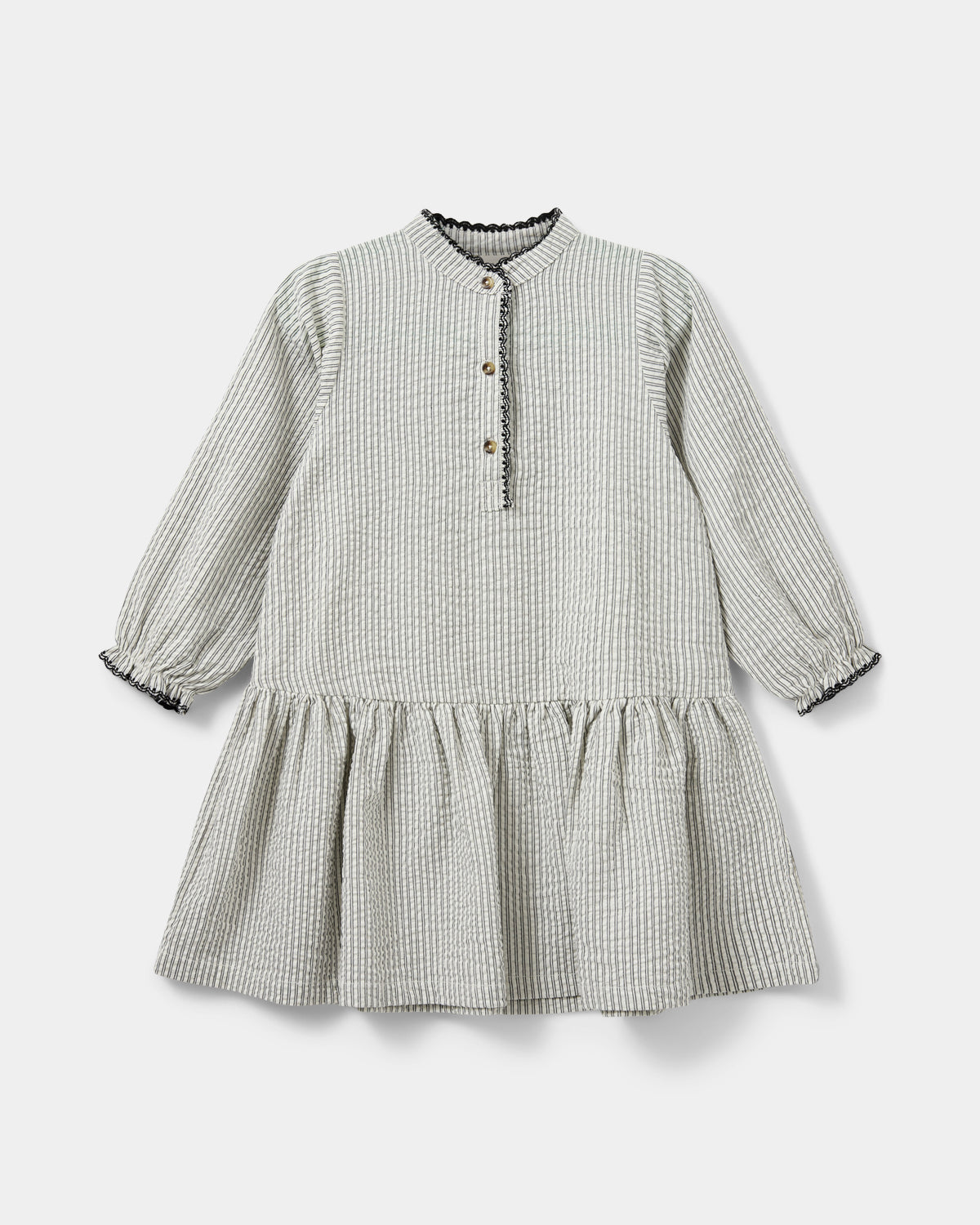 Sofie Schnoor KIDS INDICASK KJOLE Kjole 1021 Black thin stripe