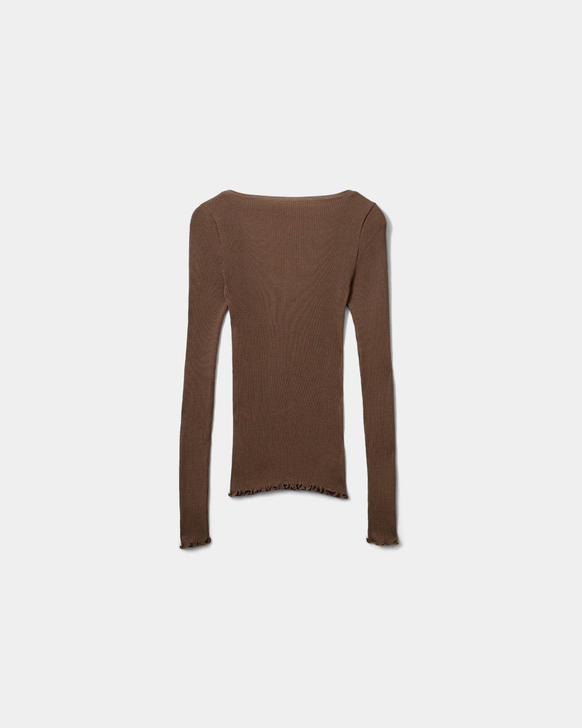 Sofie Schnoor WOMEN IRISASW LANGÆRMET T-SHIRT T-shirt lang ærmet 9099 Middle Brown