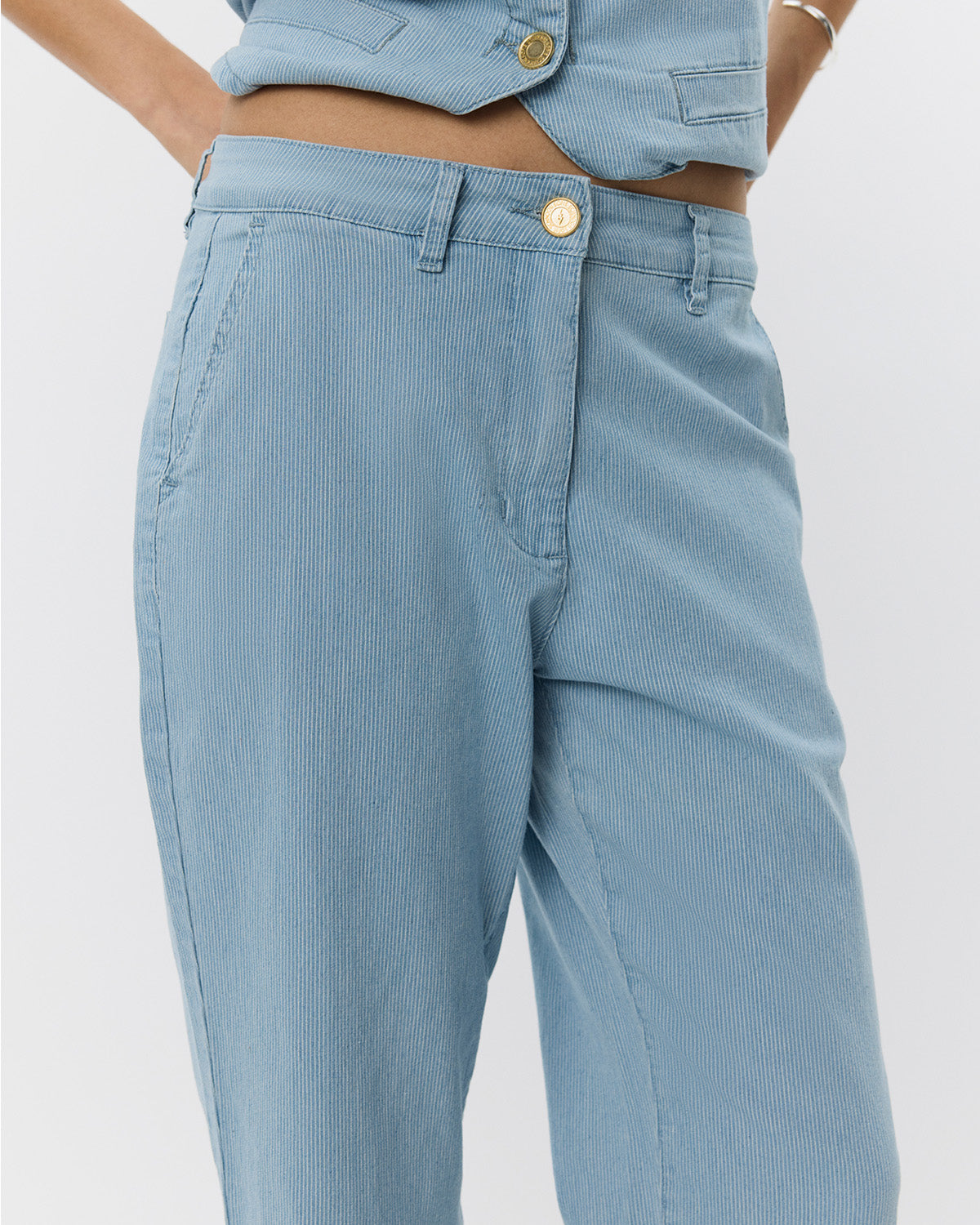 Sofie Schnoor WOMEN IRISHSW BUKS Buks 5094 Light Blue striped