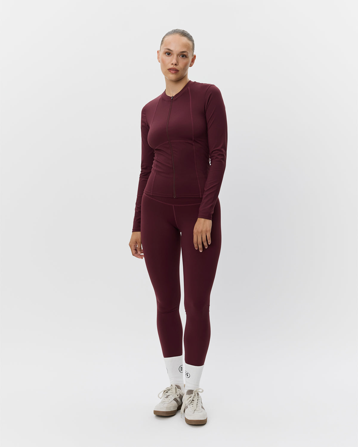 Sofie Schnoor SPORT JAYASPO ZIP BLOUSE Blouse 4067 Burgundy