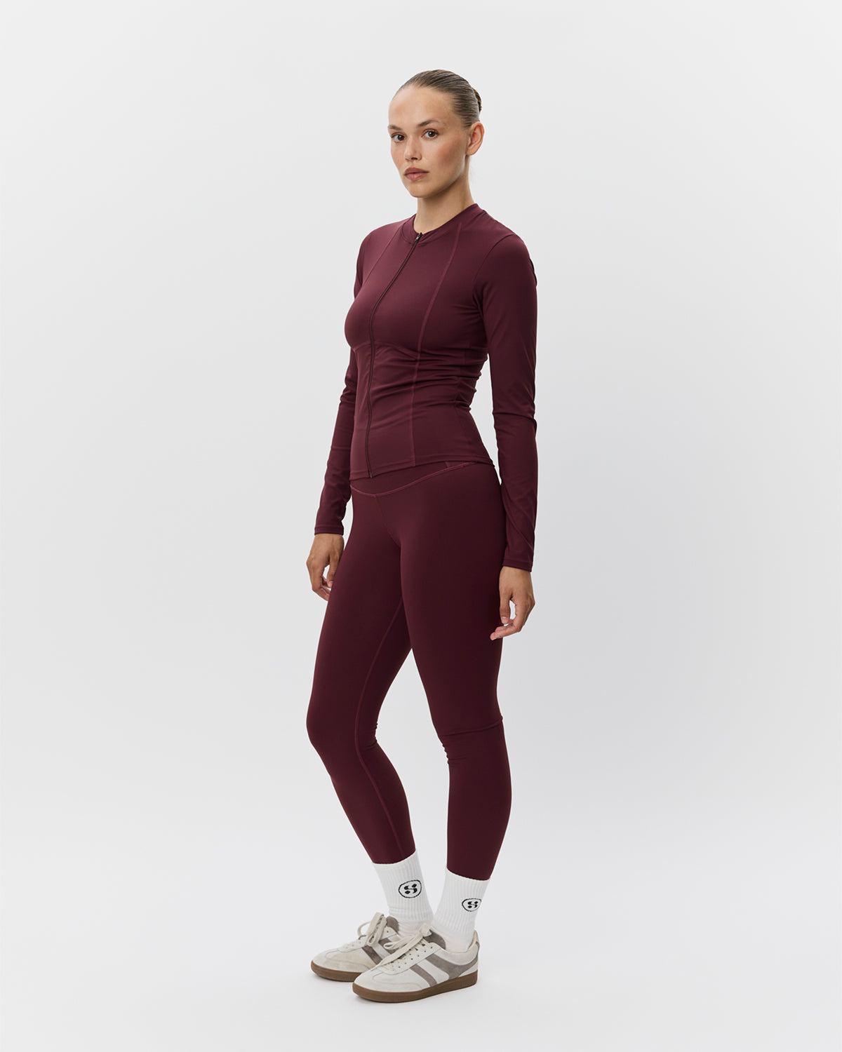 Sofie Schnoor SPORT JAYASPO ZIP BLOUSE Blouse 4067 Burgundy