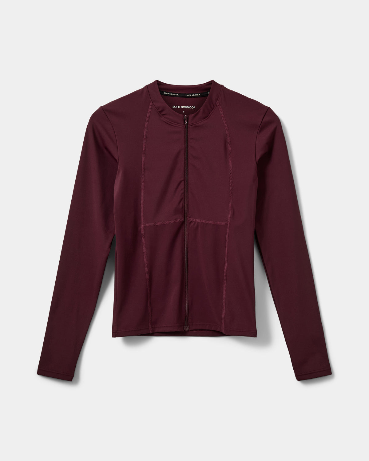 Sofie Schnoor SPORT JAYASPO ZIP BLOUSE Blouse 4067 Burgundy