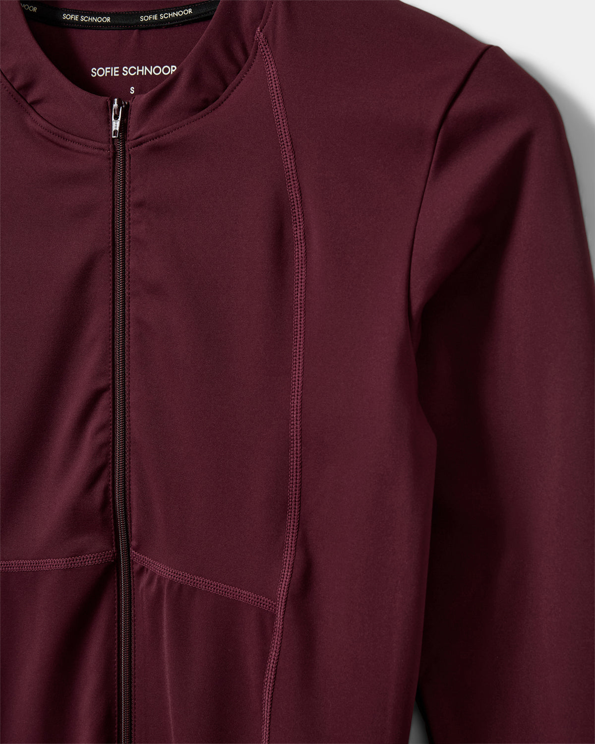 Sofie Schnoor SPORT JAYASPO ZIP BLOUSE Blouse 4067 Burgundy