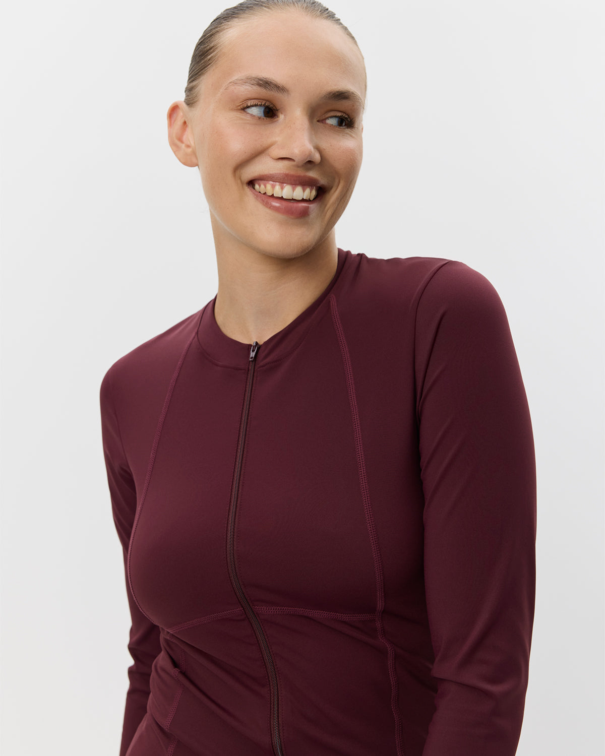 Sofie Schnoor SPORT JAYASPO ZIP BLOUSE Blouse 4067 Burgundy