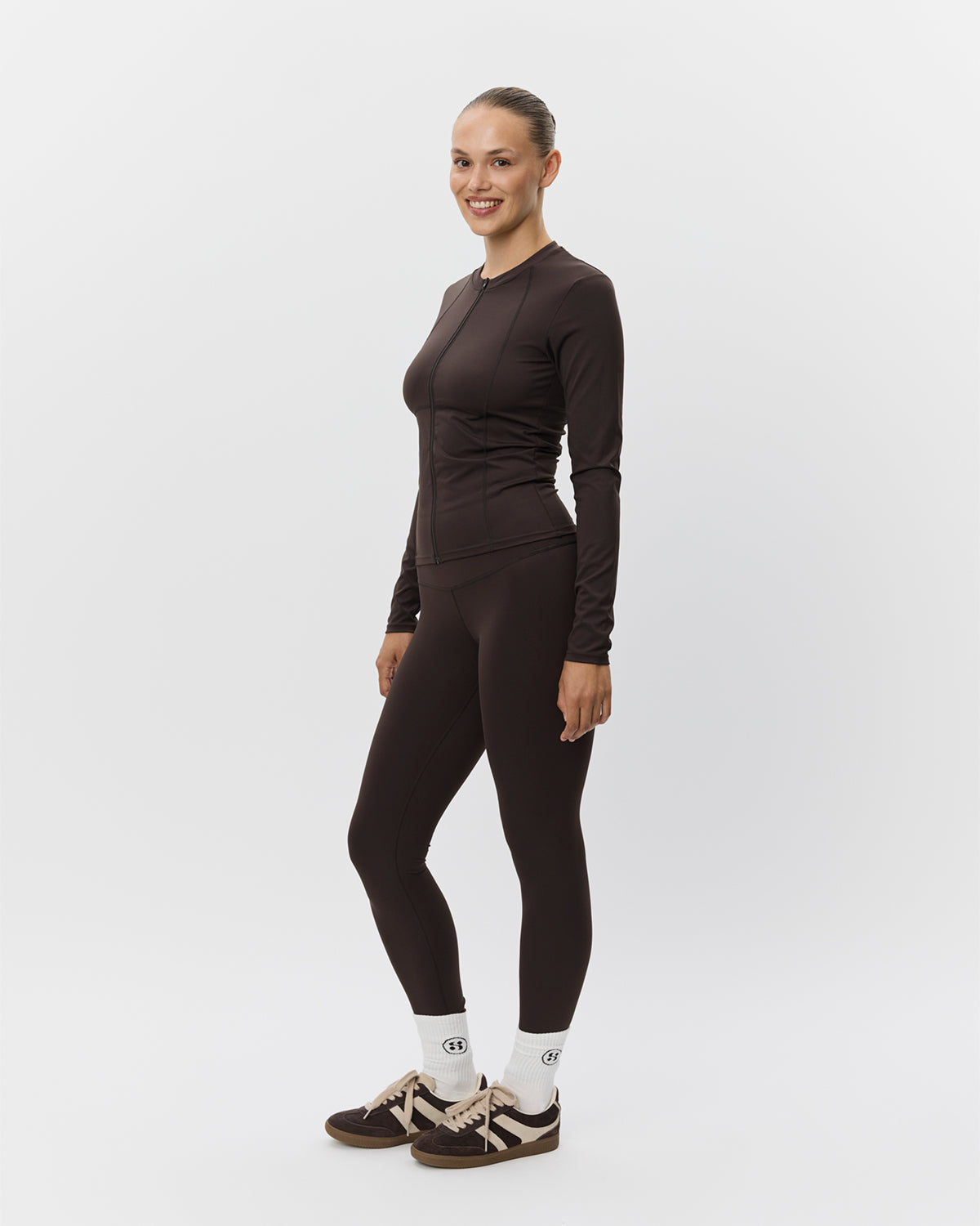 Sofie Schnoor SPORT JAYASPO ZIP BLOUSE Blouse 7025 Dark brown
