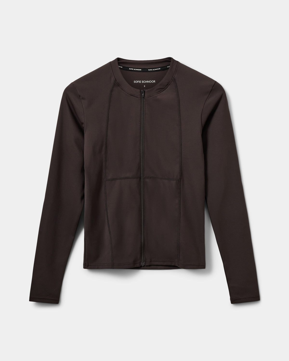 Sofie Schnoor SPORT JAYASPO ZIP BLOUSE Blouse 7025 Dark brown