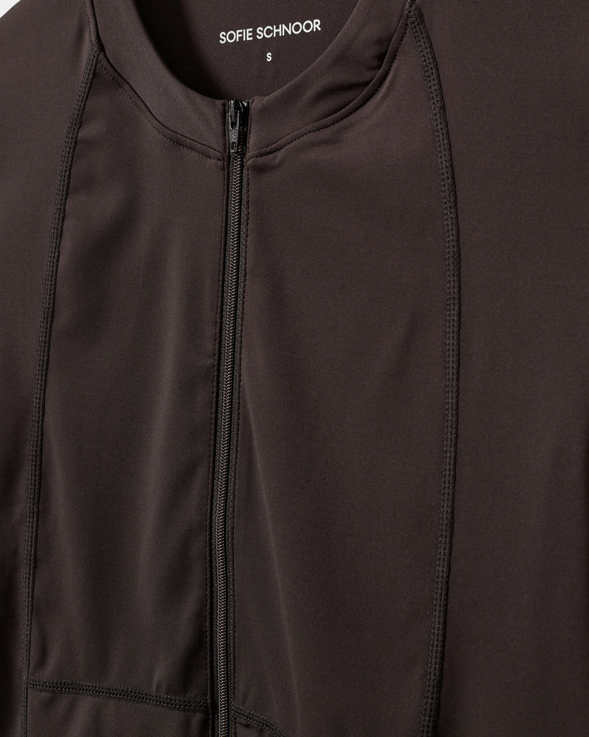 Sofie Schnoor SPORT JAYASPO ZIP BLOUSE Blouse 7025 Dark brown