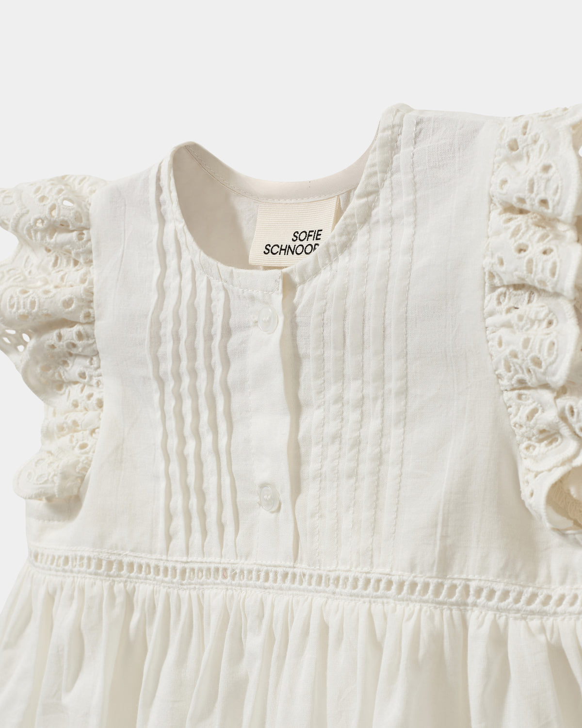 Sofie Schnoor BABY JAYLASB KJOLE Kjole 0124 Snow white