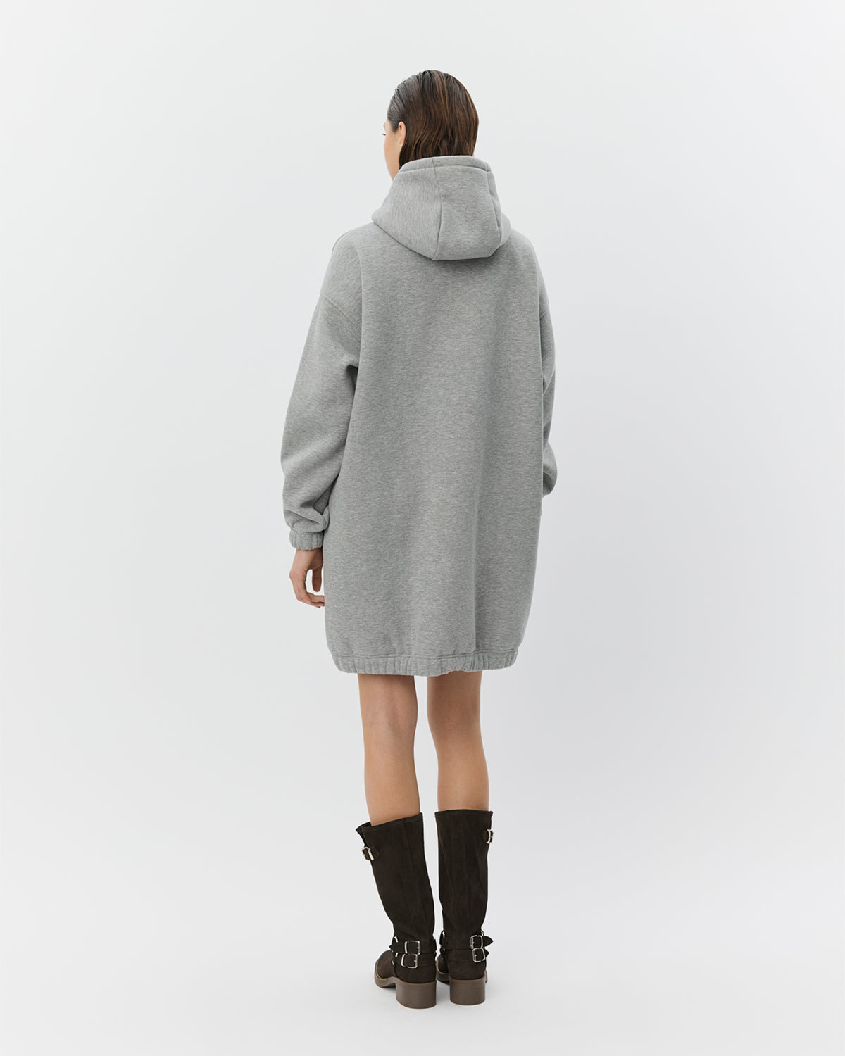 Sofie Schnoor WOMEN JENNIFERSW KJOLE MED HÆTTE Hættetrøje 8000 Grey Melange