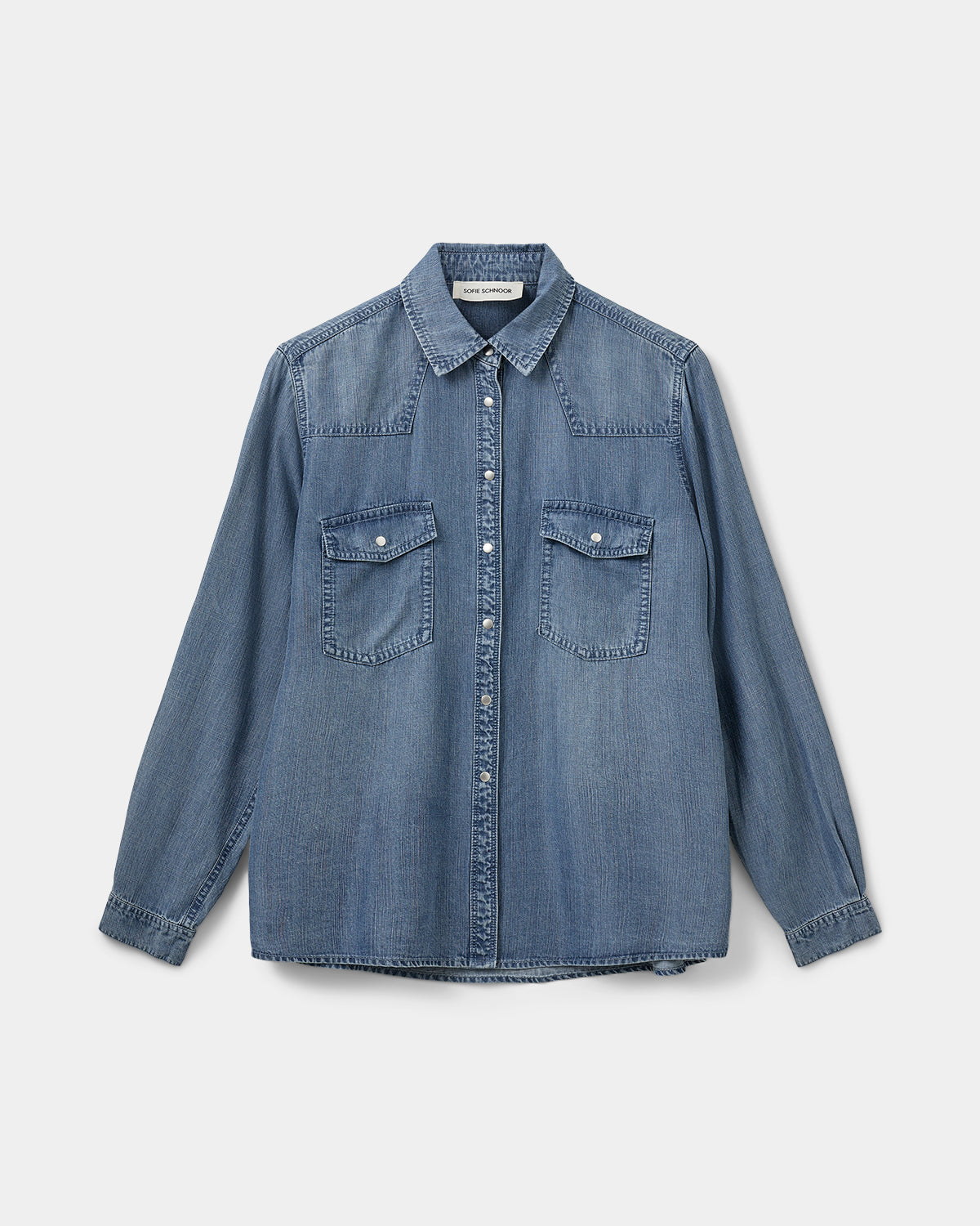 Sofie Schnoor WOMEN JENNYSW SKJORTE Skjorte 5002 Denim blue