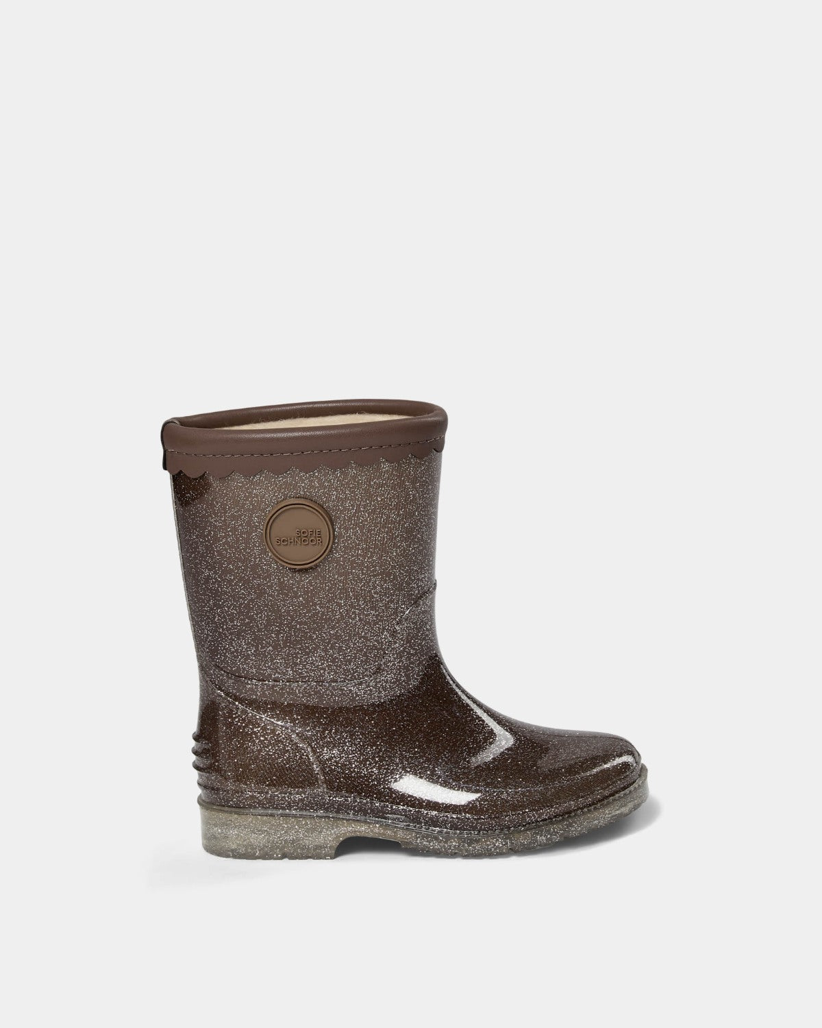 Sofie Schnoor KIDS JESSICAKB GUMMISTØVLE MED FOER Gummistøvle 7080 Dark brown