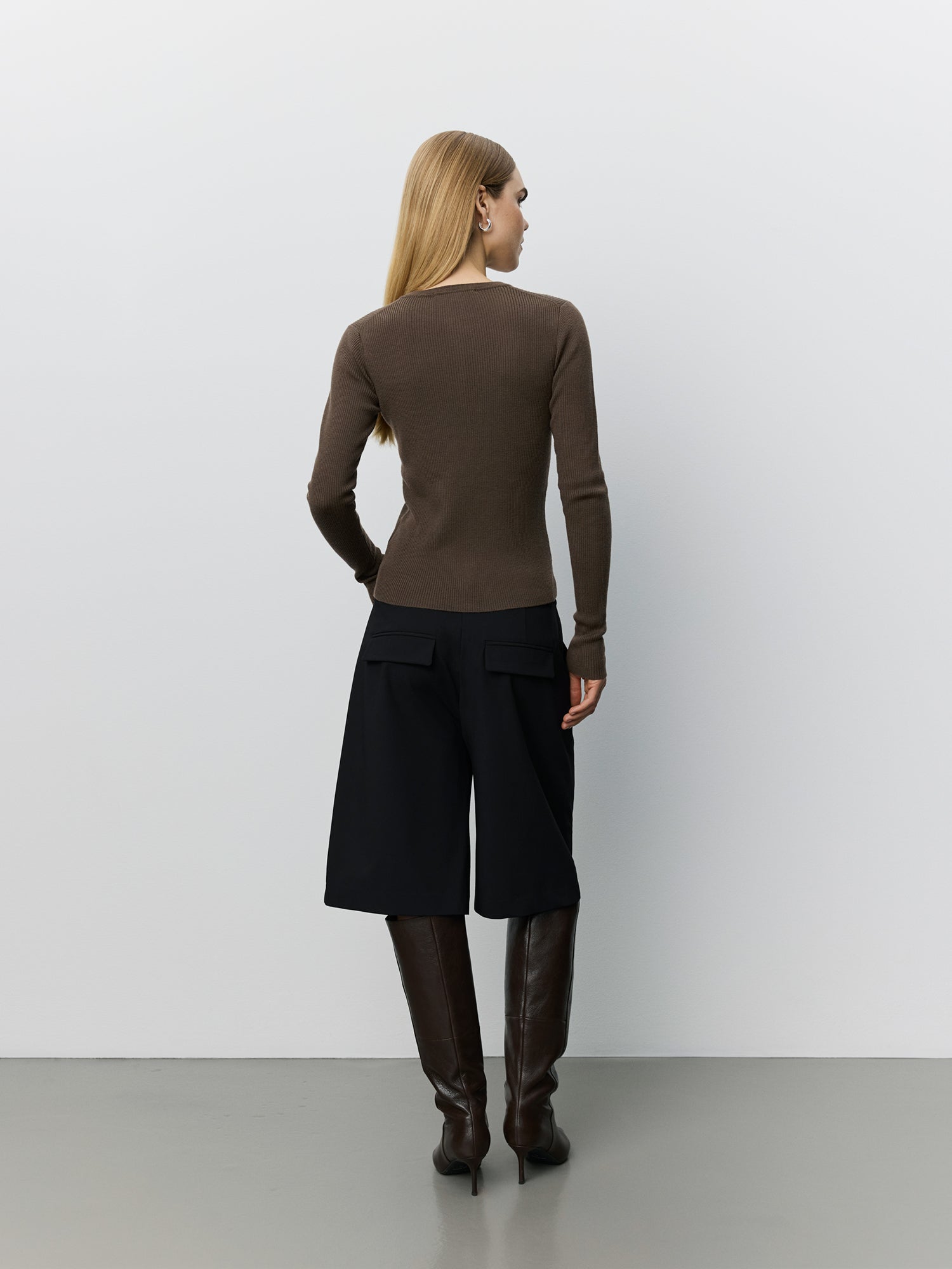 Sofie Schnoor WOMEN JULESSW STRIK CARDIGAN Cardigan 7052 Brown
