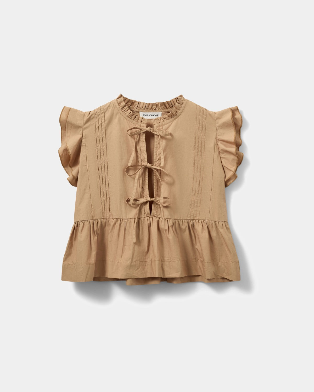 Sofie Schnoor WOMEN JULIETTESW TOP Top 7149 Soft Brown
