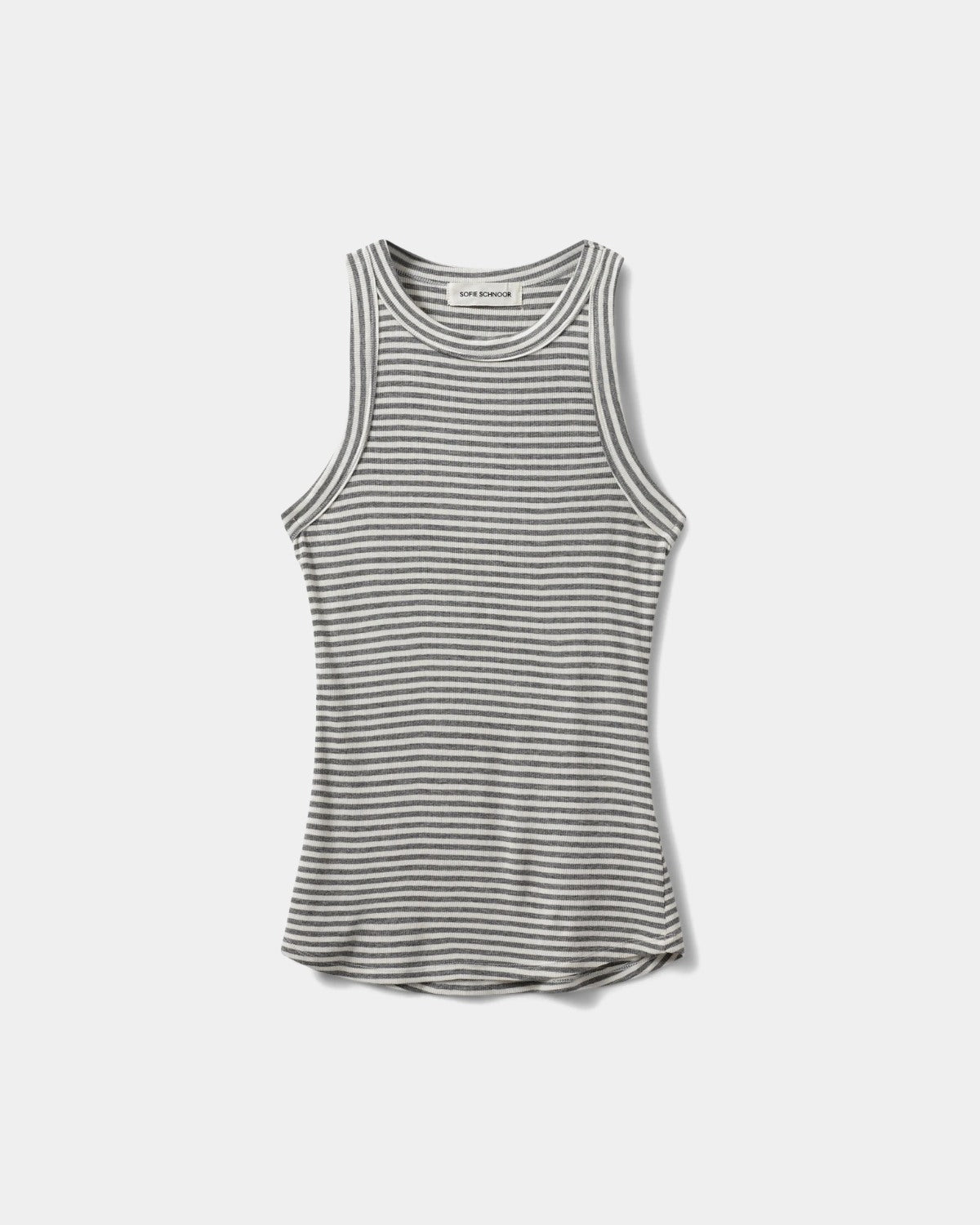 Sofie Schnoor WOMEN JULLIESW STRIBE TOP Top 8048 Grey Striped