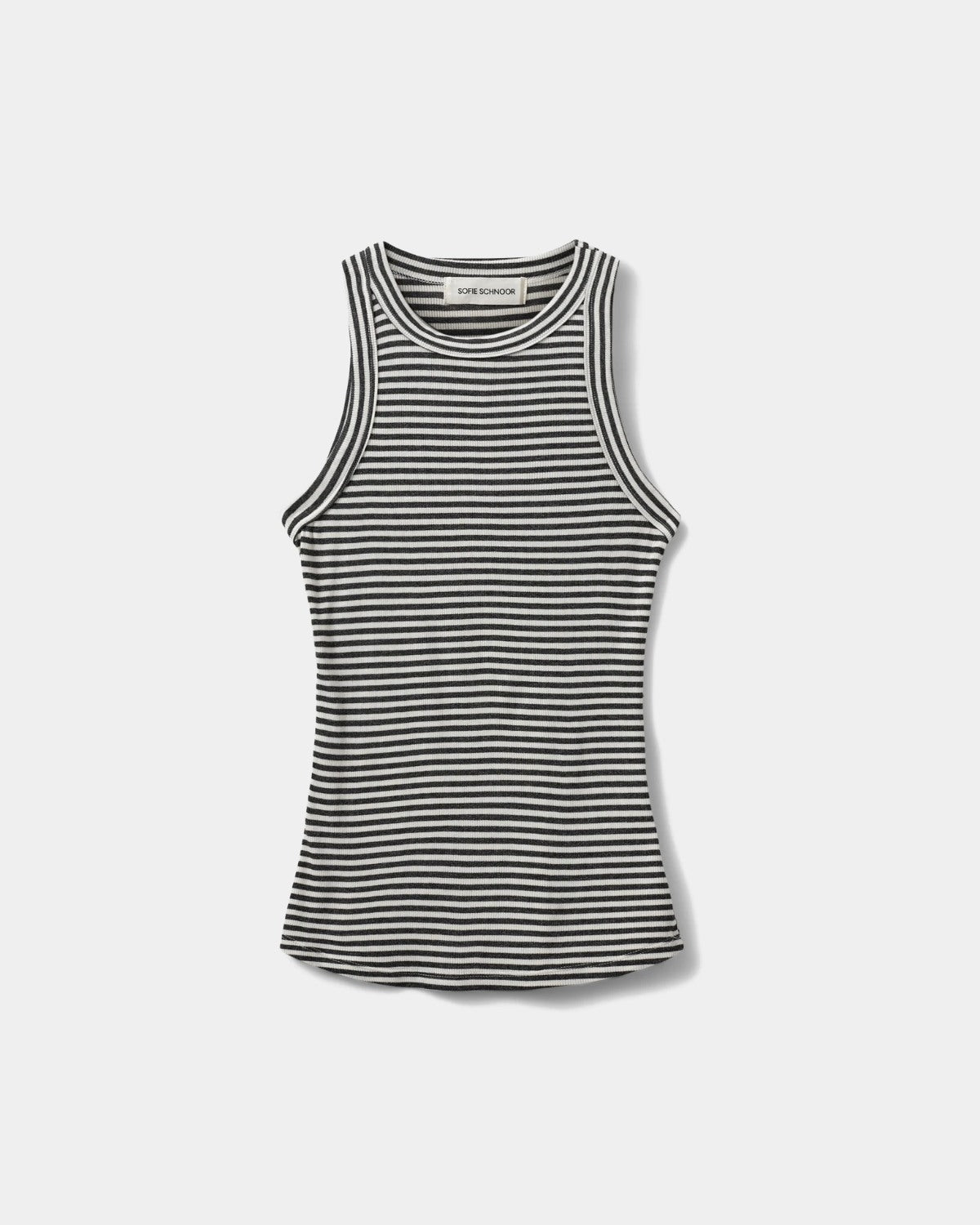 Sofie Schnoor WOMEN JULLIESW STRIBE TOP Top 8051 Dark Grey Striped