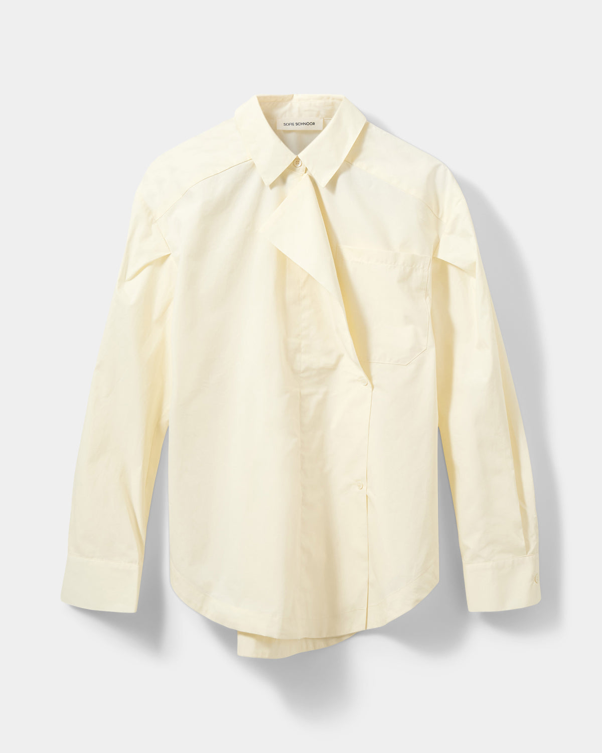 Sofie Schnoor WOMEN KITSW OVERSIZE MULTI-LUKKET SKJORTE Skjorte 2026 Light yellow