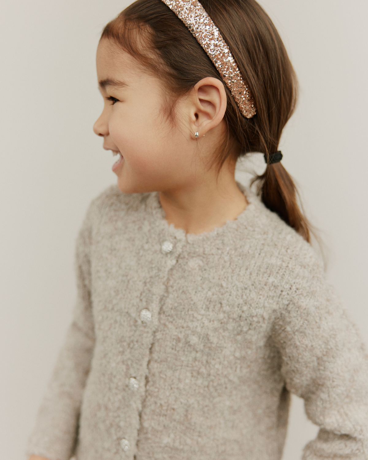 Sofie Schnoor KIDS KYRASK CARDIGAN Cardigan 7145 Deer Melange