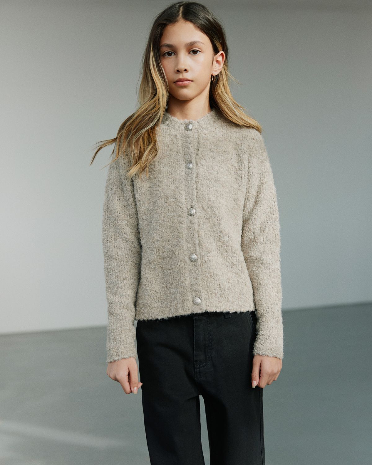 Sofie Schnoor YOUNG KYRASY CARDIGAN Cardigan 7145 Deer Melange