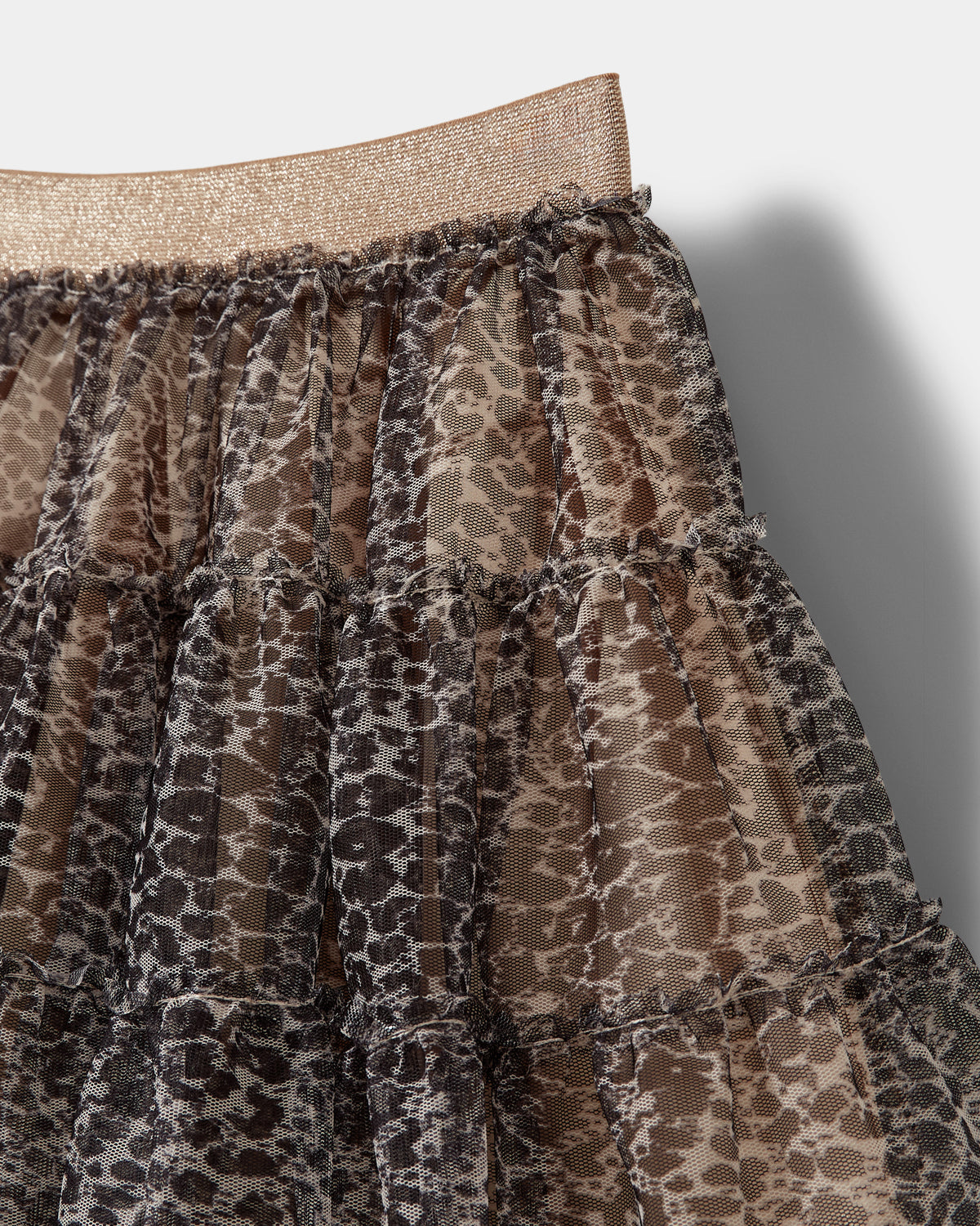 Sofie Schnoor KIDS KammaKB Nederdel Nederdel 9140 AOP Leo Light Sand