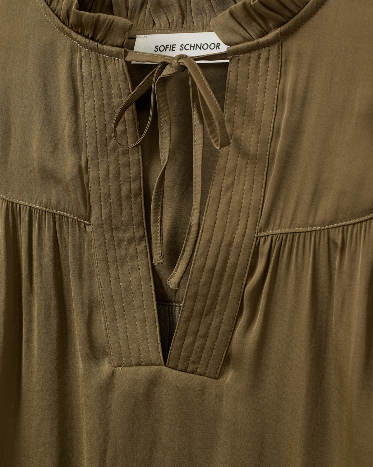 Sofie Schnoor WOMEN LALILASW TOP Top 3097 Olive Leaf