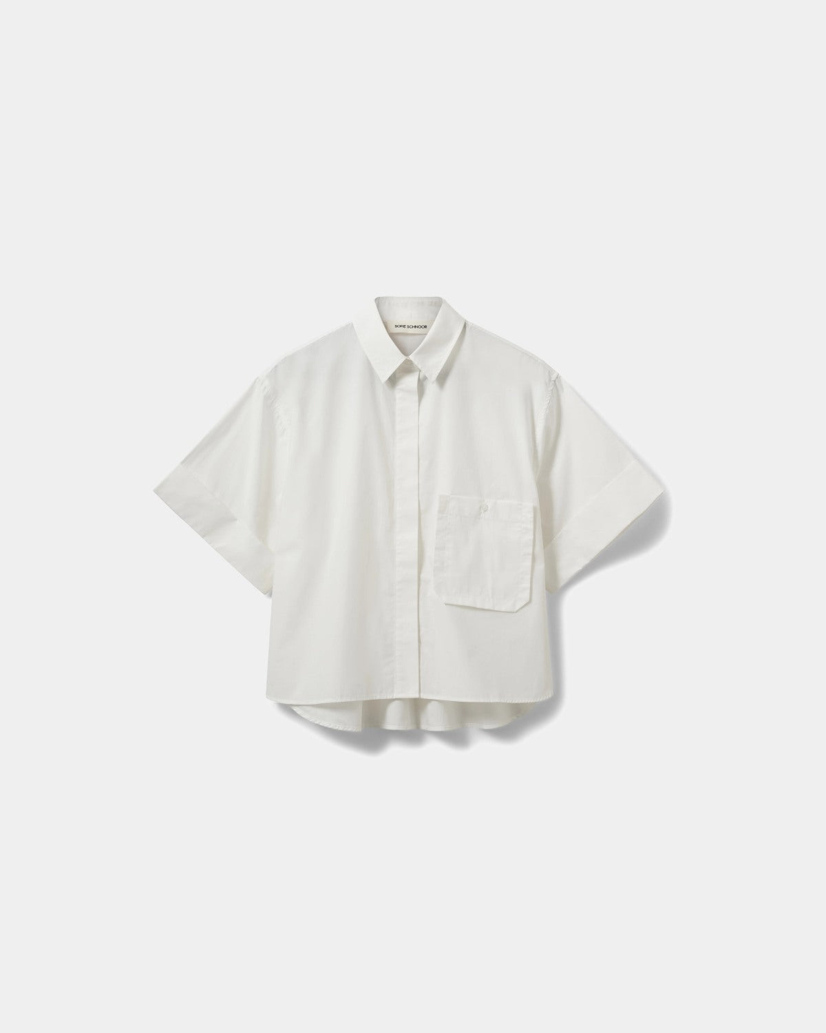 Sofie Schnoor WOMEN LEANASW KORTÆRMET SKJORTE Skjorte 0141 White Alyssum