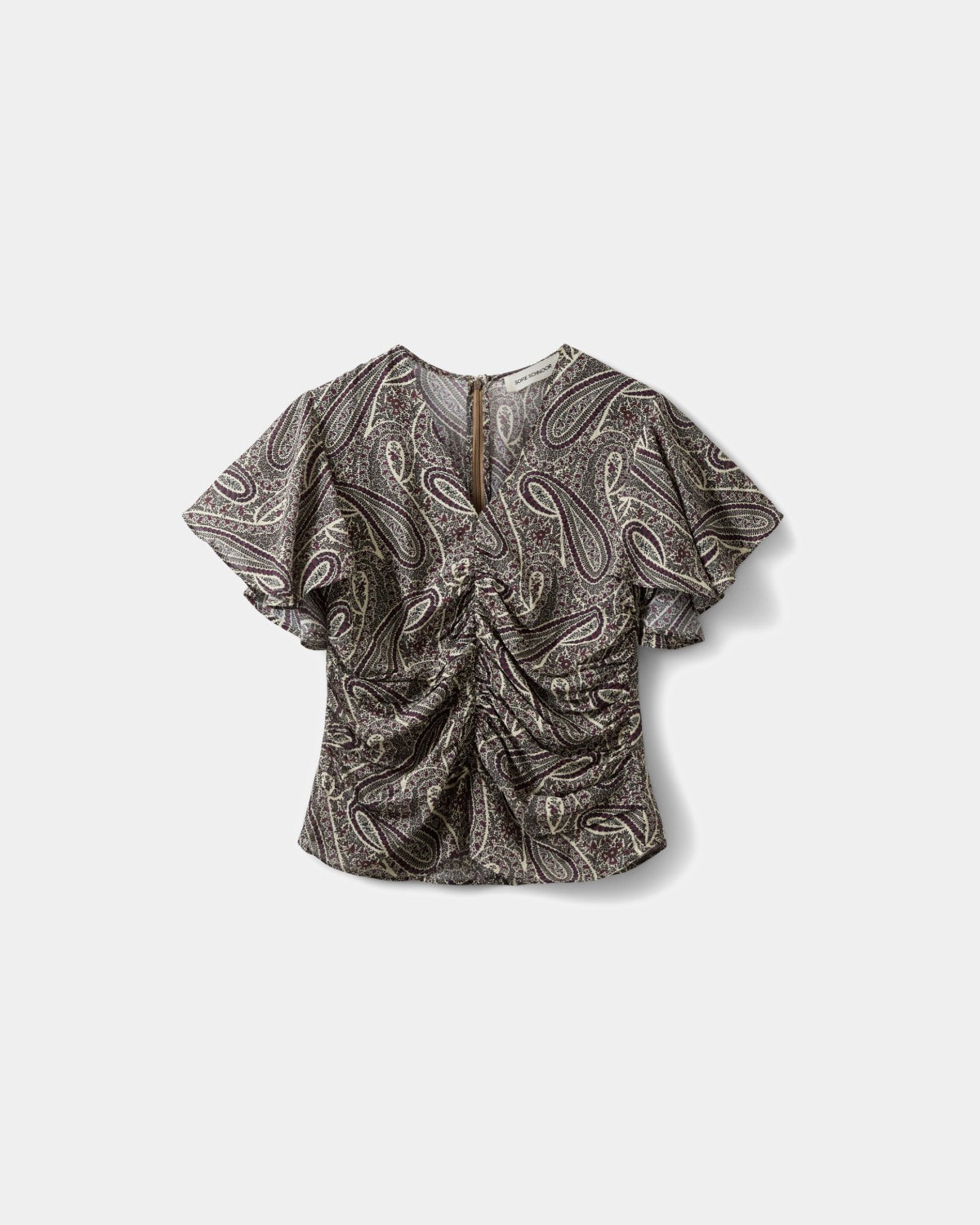 Sofie Schnoor WOMEN LEELASW PAISLEY PRINTET BLUSE Bluse 4170 Bordeaux mix Paisley