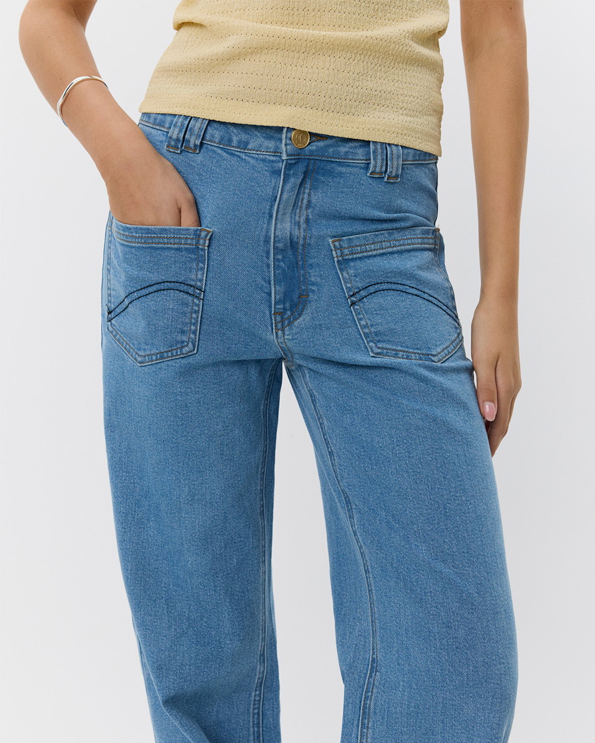 Sofie Schnoor WOMEN LISBONSW JEANS Jeans 9106 Denim Blue