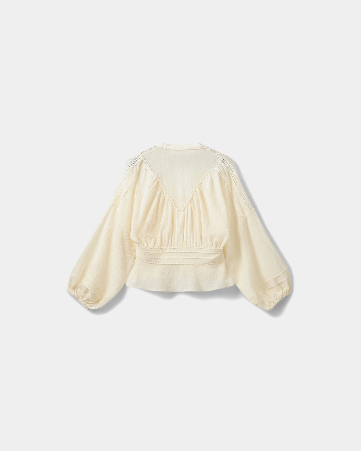 Sofie Schnoor WOMEN LOUSW BLONDE-DETALJE BLUSE Bluse 0159 Cream White
