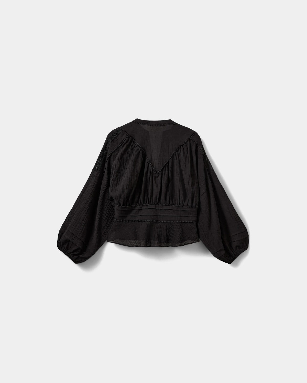 Sofie Schnoor WOMEN LOUSW BLONDE-DETALJE BLUSE Bluse 1000 Black